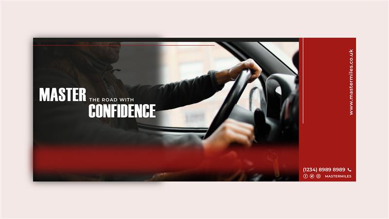 Master Miles instructor and learner driver in a car in Leicester