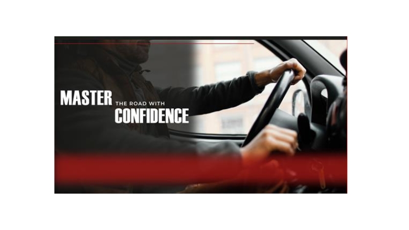 Driver's hands confidently on steering wheel — Master Miles Driving Academy